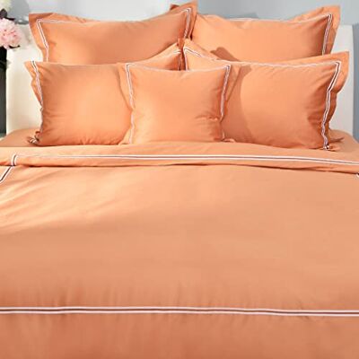 DecoMex BOVRIBBON875 Terracotta Bettwäsche-Set DecoMex BOVRIBBON875 Terracotta Bettwäsche-Set