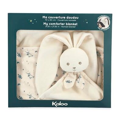 KALOO – Baby-Kuscheldecke in Creme mit Hasenkopf – Ultraweich aus Mikro-Samt – Premium-Geburtsgeschenk – K218032 KALOO – Baby-Kuscheldecke in Creme mit Hasenkopf – Ultraweich aus Mikro-Samt – Premium-Geburtsgeschenk – K218032