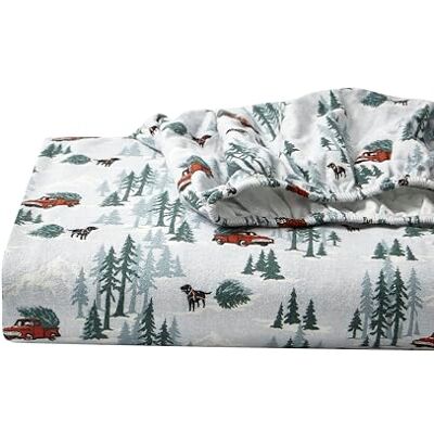 Eddie Bauer Komplettes Bettlaken-Set, warme, atmungsaktive Baumwoll-Flanell-Bettwäsche mit tiefen Taschen, gebürstet für zusätzliche Weichheit, gemütliche Heimdekoration, Öko-Tex-Zertifiziert Eddie Bauer Komplettes Bettlaken-Set, warme, atmungsaktive Baumwoll-Flanell-Bettwäsche mit tiefen Taschen, gebürstet für zusätzliche Weichheit, gemütliche Heimdekoration, Öko-Tex-Zertifiziert