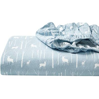 Eddie Bauer King-Size-Bettlaken, Baumwoll-Flanell-Bettwäsche-Set, gebürstet für zusätzliche Weichheit, gemütliche Heimdekoration (Birkenwald, Kingsize) Eddie Bauer King-Size-Bettlaken, Baumwoll-Flanell-Bettwäsche-Set, gebürstet für zusätzliche Weichheit, gemütliche Heimdekoration (Birkenwald, Kingsize)