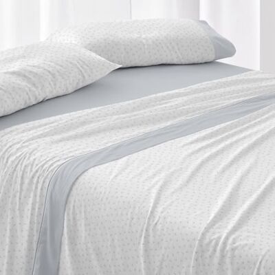 Blanco Flanell-Bettwäsche, 100% Baumwolle, für 90 cm Bett, Blau Blanco Flanell-Bettwäsche, 100% Baumwolle, für 90 cm Bett, Blau