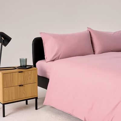Bassetti Bettwäsche-Set für französisches Bett, Puder, 100% Baumwolle, 200 x 200 cm Bassetti Bettwäsche-Set für französisches Bett, Puder, 100% Baumwolle, 200 x 200 cm