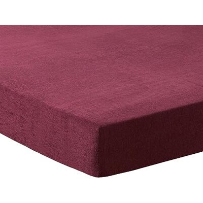Traumschlaf Frottee Spannbettlaken für Massageliegen und Behandlungsliegen elastischer Liegenbezug mit Rundumgummi ca. 65x190 cm, aubergine Traumschlaf Frottee Spannbettlaken für Massageliegen und Behandlungsliegen elastischer Liegenbezug mit Rundumgummi ca. 65x190 cm, aubergine