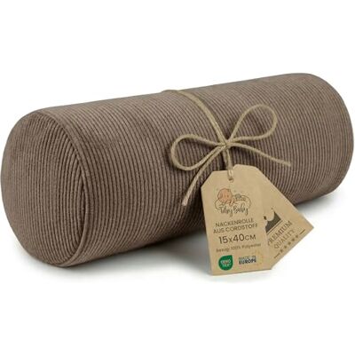 Totsy Baby Nackenrolle mit Bezug Yoga Bolster Knierolle Lagerungsrolle 40x15 cm Nackenkissen Kissenrolle Yogabolster Kniekissen Zierkissen und kleines Kissen Lange Rolle Oeko-Tex Braun Cordstoff Totsy Baby Nackenrolle mit Bezug Yoga Bolster Knierolle Lagerungsrolle 40x15 cm Nackenkissen Kissenrolle Yogabolster Kniekissen Zierkissen und kleines Kissen Lange Rolle Oeko-Tex Braun Cordstoff