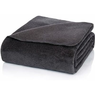 Glart Kuscheldecke uni grau XL Decke 150x200 cm Sofa, weiche & warme Wolldecke extra flauschig als Sofadecke Couchdecke, kuschel Wohndecke Kuscheldecke, Plüsch Sofaüberwurf Decke, U2A Glart Kuscheldecke uni grau XL Decke 150x200 cm Sofa, weiche & warme Wolldecke extra flauschig als Sofadecke Couchdecke, kuschel Wohndecke Kuscheldecke, Plüsch Sofaüberwurf Decke, U2A