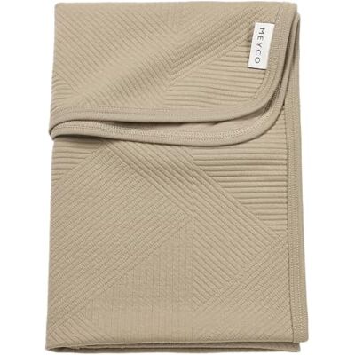MEYCO Babydecke 100x150cm Jacquard Kuscheldecke Pure Taupe Baumwollmix Oeko Tex zertifiziert TOG 0.5 vielseitig einsetzbar kuschelig & atmungsaktiv waschbar MEYCO Babydecke 100x150cm Jacquard Kuscheldecke Pure Taupe Baumwollmix Oeko Tex zertifiziert TOG 0.5 vielseitig einsetzbar kuschelig & atmungsaktiv waschbar