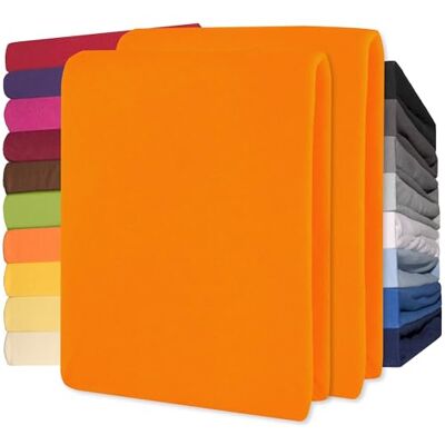 CelinaTex Jersey Topper Spannbettlaken Lucina 180x200-200x200cm orange 100% Baumwolle gekämmt bis 12cm Matratzenhöhe Spannbettbezug, Leintuch, Bettlaken, elastisch, Strech, Oeko-Tex CelinaTex Jersey Topper Spannbettlaken Lucina 180x200-200x200cm orange 100% Baumwolle gekämmt bis 12cm Matratzenhöhe Spannbettbezug, Leintuch, Bettlaken, elastisch, Strech, Oeko-Tex