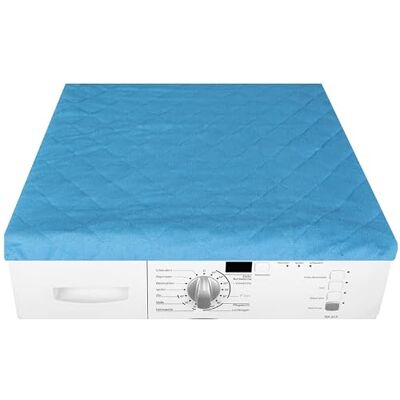 Bestlivings Waschmaschinenbezug mit Gummizug, 60x60 cm, Trocknerbezug Wattiertes Frottee aus 80% Baumwolle & 20% Polyester, schützt vor Kratzern & Schmutz, bei 40°C waschbar, Hellblau Bestlivings Waschmaschinenbezug mit Gummizug, 60x60 cm, Trocknerbezug Wattiertes Frottee aus 80% Baumwolle & 20% Polyester, schützt vor Kratzern & Schmutz, bei 40°C waschbar, Hellblau