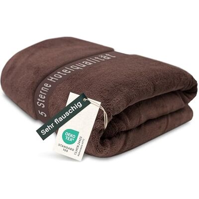 ZOLLNER Kuscheldecke flauschig in 150x200 cm super kuschelige und warme Sofadecke waschbar bis 95°C atmungsaktive Mikrofaser in braun Hotelwäschequalität Oeko Tex® Zertifiziert ZOLLNER Kuscheldecke flauschig in 150x200 cm super kuschelige und warme Sofadecke waschbar bis 95°C atmungsaktive Mikrofaser in braun Hotelwäschequalität Oeko Tex® Zertifiziert