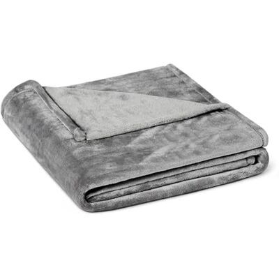 Amazon Weiche Flauschige Fleecedecke, Gemütliche Sofadecke ohne Heizfunktion, 127cm x 152cm, Grau Amazon Weiche Flauschige Fleecedecke, Gemütliche Sofadecke ohne Heizfunktion, 127cm x 152cm, Grau