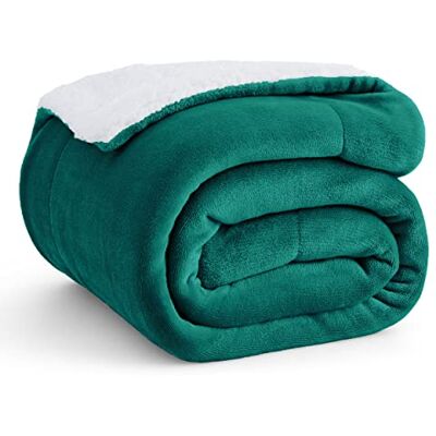 BEDSURE Sherpa Kuscheldecke Flauschig 150x200 Sofadecke, Dunkelgrün Dicke Wolldecke, Weich Tagesdecke, Geschenke für Frauen, Warm Wohndecke für Couch, Schlafzimmer & Wohnzimmer,Waschbar BEDSURE Sherpa Kuscheldecke Flauschig 150x200 Sofadecke, Dunkelgrün Dicke Wolldecke, Weich Tagesdecke, Geschenke für Frauen, Warm Wohndecke für Couch, Schlafzimmer & Wohnzimmer,Waschbar