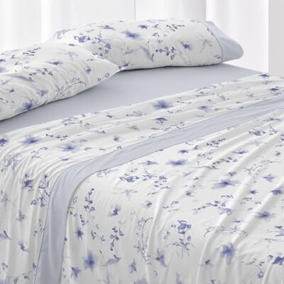 Blanco Bettwäsche Bett 90 cm (+ verfügbare Größen) Design 048 Blau (90 x 190/200 cm) Blanco Bettwäsche Bett 90 cm (+ verfügbare Größen) Design 048 Blau (90 x 190/200 cm)