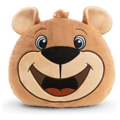 NICI Kissen FC Bayern MÜNCHEN Berni 33x28cm braun 63176 Flauschiges Kuscheltierkissen für Kinder und Erwachsene, Plüschkissen ideal für Zuhause, Kindergarten oder unterwegs NICI Kissen FC Bayern MÜNCHEN Berni 33x28cm braun 63176 Flauschiges Kuscheltierkissen für Kinder und Erwachsene, Plüschkissen ideal für Zuhause, Kindergarten oder unterwegs