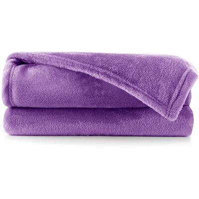 DecoKing Kuscheldecke 160x210 cm violett Decke Microfaser Tagesdecke Fleece weich sanft kuschelig Pflaume Violet Plum Mic DecoKing Kuscheldecke 160x210 cm violett Decke Microfaser Tagesdecke Fleece weich sanft kuschelig Pflaume Violet Plum Mic