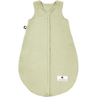 Julius Zöllner Musselin Sommerschlafsack lime, Größe 70 aus weicher Musselin Baumwolle, sicher und schadstoffgepüft, ideal für warme Sommernächte Julius Zöllner Musselin Sommerschlafsack lime, Größe 70 aus weicher Musselin Baumwolle, sicher und schadstoffgepüft, ideal für warme Sommernächte