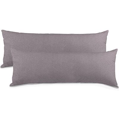 aqua-textil Classic Line Baumwoll Kissenbezug 2er-Set 40 x 200 cm dunkel grau Seitenschläferkissen Bezug Kissenhülle. Kopfkissenüberzug. Pillowcase. Bettkissen. Kopfkissenbezug. Reißverschluss aqua-textil Classic Line Baumwoll Kissenbezug 2er-Set 40 x 200 cm dunkel grau Seitenschläferkissen Bezug Kissenhülle. Kopfkissenüberzug. Pillowcase. Bettkissen. Kopfkissenbezug. Reißverschluss