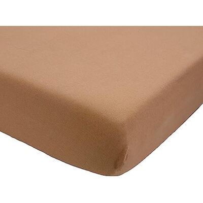 Trois Kilos Sept Spannbettlaken, 70 x 140 cm, Camel Trois Kilos Sept Spannbettlaken, 70 x 140 cm, Camel