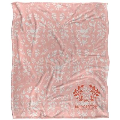 Bridgerton Heart Rings and Ribbon Superweiche Kuscheldecke mit seidigem Griff 152 X 127 cm Bridgerton Heart Rings and Ribbon Superweiche Kuscheldecke mit seidigem Griff 152 X 127 cm