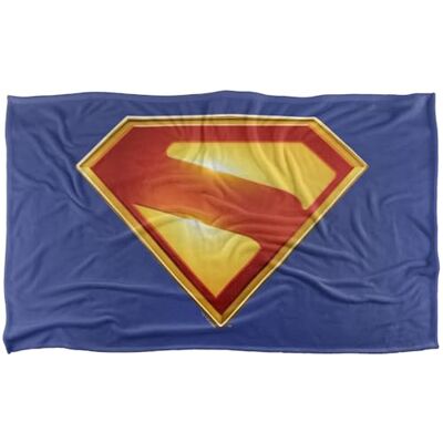 DC Comics Superman 2025 New Logo Color Superweiche Kuscheldecke mit seidigem Griff – 91 x 147 cm DC Comics Superman 2025 New Logo Color Superweiche Kuscheldecke mit seidigem Griff – 91 x 147 cm