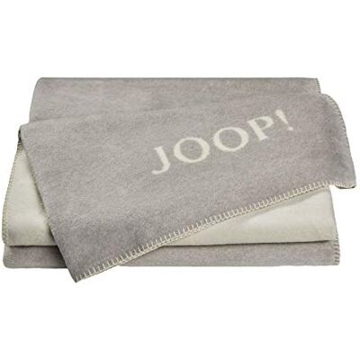 JOOP! ® Uni-Doubleface, flauschig-weiche Kuscheldecke Rauch-Ecru Wohndecke aus Baumwolle und Polyacryl, Made in Germany, wärmende Sofadecke, Tagesdecke in 150x200 cm, OEKO-TEX Standard 100 JOOP! ® Uni-Doubleface, flauschig-weiche Kuscheldecke Rauch-Ecru Wohndecke aus Baumwolle und Polyacryl, Made in Germany, wärmende Sofadecke, Tagesdecke in 150x200 cm, OEKO-TEX Standard 100