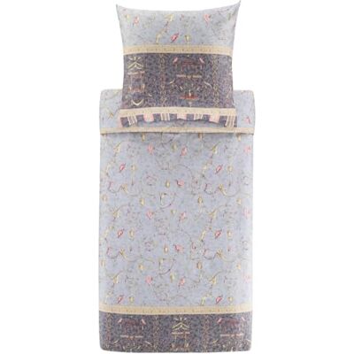 Bassetti OPLONTIS Bettwäsche + 2 Kissenhüllen aus 100% Baumwollsatin in der Farbe Grau G1, Maße: 200x200 + 2 K 80x80 cm 9331448 Bassetti OPLONTIS Bettwäsche + 2 Kissenhüllen aus 100% Baumwollsatin in der Farbe Grau G1, Maße: 200x200 + 2 K 80x80 cm 9331448