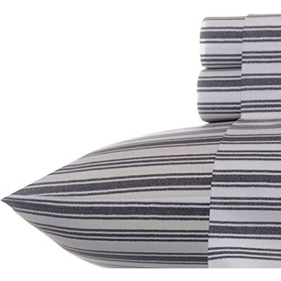 Nautica , Bettwäsche-Set für Doppelbett, Baumwoll-Perkal-Bettwäsche-Set, lässige Heimdekoration, Schlafsaal-Essentials (Coleridge-Streifen Holzkohle, Twin) Nautica , Bettwäsche-Set für Doppelbett, Baumwoll-Perkal-Bettwäsche-Set, lässige Heimdekoration, Schlafsaal-Essentials (Coleridge-Streifen Holzkohle, Twin)