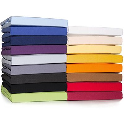 CelinaTex Casca Topper Spannbettlaken 180x200-200x220 cm Silber grau Jersey Mako Baumwolle 210g/qm Elasthan Spannbetttuch CelinaTex Casca Topper Spannbettlaken 180x200-200x220 cm Silber grau Jersey Mako Baumwolle 210g/qm Elasthan Spannbetttuch