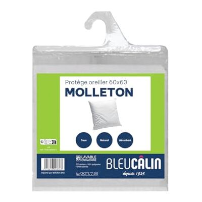 Bleu Calin Kopfkissen, Molton, 100% Baumwolle, 60 x 60 cm Bleu Calin Kopfkissen, Molton, 100% Baumwolle, 60 x 60 cm