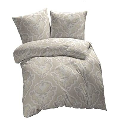 etérea Himmlische Qualität etérea Renforcé Bettwäsche 140x200 cm + 70x90 cm Trisa Sand Bettbezug Set 100% Baumwolle Renforcé · sanft-glatt & superweich · ganzjahres-geeignet · 60°C waschbar · MADE IN GREEN by OEKO-TEX etérea Himmlische Qualität etérea Renforcé Bettwäsche 140x200 cm + 70x90 cm Trisa Sand Bettbezug Set 100% Baumwolle Renforcé · sanft-glatt & superweich · ganzjahres-geeignet · 60°C waschbar · MADE IN GREEN by OEKO-TEX