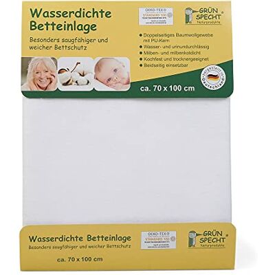 Grünspecht - Baumwollbettbezug 70 x 100 cm - Matratzenschoner Grünspecht - Baumwollbettbezug 70 x 100 cm - Matratzenschoner