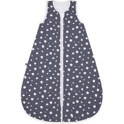 emma & noah Baby Schlafsack 2.5 TOG, Strampelsack für den Herbst und Winter in vielen Farben, Bio-Baumwolle, OEKO-TEX Zertifiziert, Schlafsack für Neugeborene (Punkte Blau, 60 cm) emma & noah Baby Schlafsack 2.5 TOG, Strampelsack für den Herbst und Winter in vielen Farben, Bio-Baumwolle, OEKO-TEX Zertifiziert, Schlafsack für Neugeborene (Punkte Blau, 60 cm)