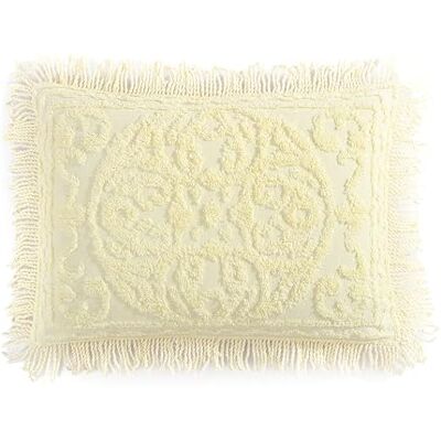 Beatrice Home Fashions Medallion Chenille, King Sham, Gelb Beatrice Home Fashions Medallion Chenille, King Sham, Gelb