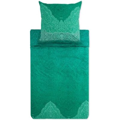 Bassetti Satin-Bettwäsche-Garnitur Dolceacqua (Grün V1, 155x220+80x80) Bassetti Satin-Bettwäsche-Garnitur Dolceacqua (Grün V1, 155x220+80x80)