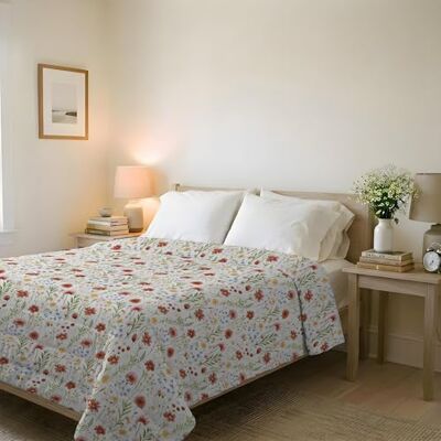 Italian Bed Linen Leichte Steppdecke & Übergangsdecke Karma 250x240 cm Bügelfreie Mikrofaser Tagesdecke 100g für Französisches Bett Sommer & Frühling Decke Printemps Italian Bed Linen Leichte Steppdecke & Übergangsdecke Karma 250x240 cm Bügelfreie Mikrofaser Tagesdecke 100g für Französisches Bett Sommer & Frühling Decke Printemps