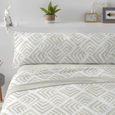 Blanco Bettwäsche aus Coralina-Stoff Bett von 180 cm (+ verfügbare Größen) Design 996 Farbe Graugrün (180 x 190/200 cm) Blanco Bettwäsche aus Coralina-Stoff Bett von 180 cm (+ verfügbare Größen) Design 996 Farbe Graugrün (180 x 190/200 cm)