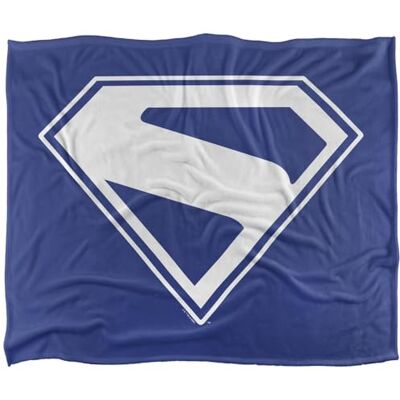 DC Comics Superman 2025 New Logo Weiß Superweiche Kuscheldecke mit seidigem Griff – 152 x 127 cm DC Comics Superman 2025 New Logo Weiß Superweiche Kuscheldecke mit seidigem Griff – 152 x 127 cm