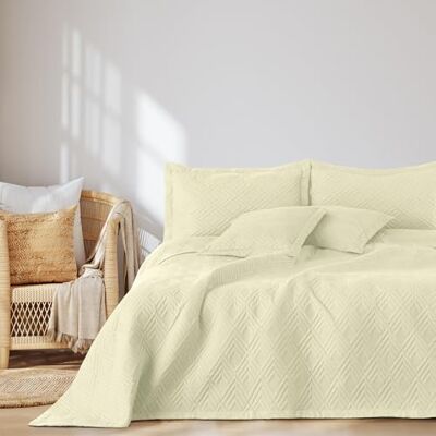 AmeliaHome - OPHELIA - Beige - 260x280 - Duvetbezug AmeliaHome - OPHELIA - Beige - 260x280 - Duvetbezug
