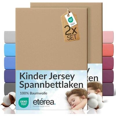 etérea Himmlische Qualität etérea Jersey 2er Set Spannbettlaken 80x160cm 80x180cm Taupe bis 20 cm Höhe 100% Baumwolle Spannbetttuch Oekotex Kinder Doppelpack Bettlaken 80x160 cm 80x180 cm Braun etérea Himmlische Qualität etérea Jersey 2er Set Spannbettlaken 80x160cm 80x180cm Taupe bis 20 cm Höhe 100% Baumwolle Spannbetttuch Oekotex Kinder Doppelpack Bettlaken 80x160 cm 80x180 cm Braun