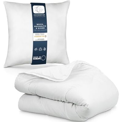 Moon Bettenset Ganzjahresdecke Steppbettdecke 135 x 200 cm Set inkl. Kopfkissen 80 x 80 cm 100% Polyester Moon Bettenset Ganzjahresdecke Steppbettdecke 135 x 200 cm Set inkl. Kopfkissen 80 x 80 cm 100% Polyester
