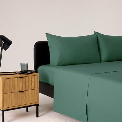 Bassetti Bettwäsche-Set für Einzelbett, Salbei, 100% Baumwolle, 160 x 280 cm Bassetti Bettwäsche-Set für Einzelbett, Salbei, 100% Baumwolle, 160 x 280 cm