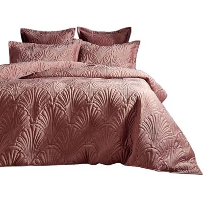 Paoletti Moderne Palmeria Oxford Pillowcase Set, Polyester, Baumwolle, Blush Paoletti Moderne Palmeria Oxford Pillowcase Set, Polyester, Baumwolle, Blush