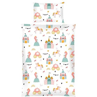 Bestlivings Kinderbettwäsche Baby 2-teilig Baumwolle Prinzessin Bettbezug 100x135cm, Kissenbezug 40x60cm, mit Reißverschluss, OEKO-TEX, atmungsaktiv, 60°C waschbar, perfekt für Kleinkinder Bestlivings Kinderbettwäsche Baby 2-teilig Baumwolle Prinzessin Bettbezug 100x135cm, Kissenbezug 40x60cm, mit Reißverschluss, OEKO-TEX, atmungsaktiv, 60°C waschbar, perfekt für Kleinkinder