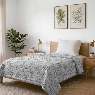 Italian Bed Linen Gedruckt Sommer steppdecke Fantasy, Flor, 170x270cm Italian Bed Linen Gedruckt Sommer steppdecke Fantasy, Flor, 170x270cm