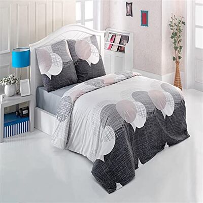 Buymax Bettwäsche 135x200 cm 4-teilig – Bettwäsche Set Renforcé 100% Baumwolle, 2 x Bettbezug 135x200 cm und 2 x Kissenbezüge 80x80 cm, Oeko-TEX, Reißverschluss, weich und atmungsaktiv Buymax Bettwäsche 135x200 cm 4-teilig – Bettwäsche Set Renforcé 100% Baumwolle, 2 x Bettbezug 135x200 cm und 2 x Kissenbezüge 80x80 cm, Oeko-TEX, Reißverschluss, weich und atmungsaktiv