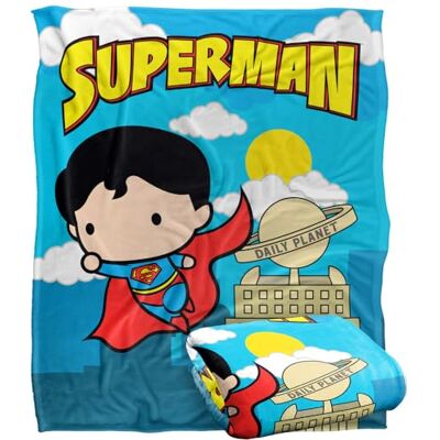 LOGOVISION Superman Silky Touch Kuscheldecke, superweich, 152 x 127 cm LOGOVISION Superman Silky Touch Kuscheldecke, superweich, 152 x 127 cm