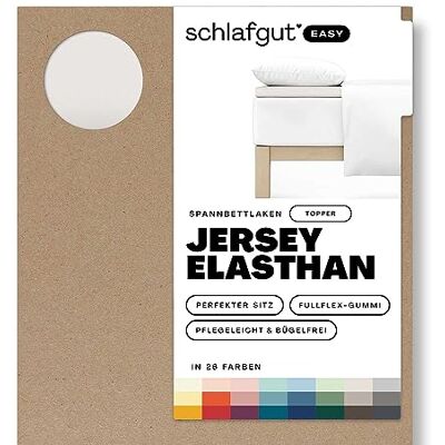 schlafgut Easy Jersey Elasthan Topper Spannbettlaken - Bettwäsche schlafgut Easy Jersey Elasthan Topper Spannbettlaken - Bettwäsche
