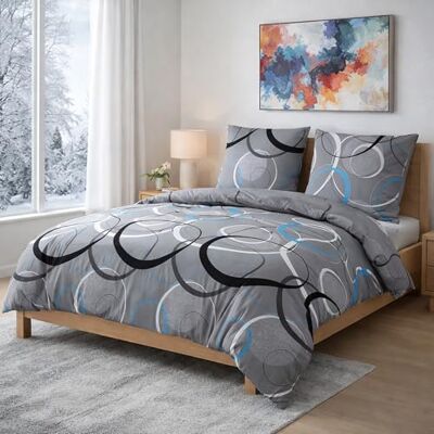 Buymax ® Biber Bettwäsche 135x200 cm Flauschige Winterbettwäsche 2 Teilig 100% Baumwolle mit Reißverschluss Flanell Bettwäsche-Set mit Kissenbezug 80x80cm Buymax ® Biber Bettwäsche 135x200 cm Flauschige Winterbettwäsche 2 Teilig 100% Baumwolle mit Reißverschluss Flanell Bettwäsche-Set mit Kissenbezug 80x80cm
