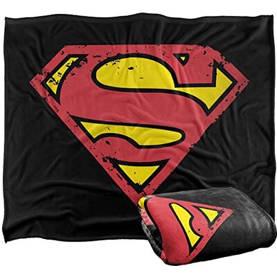LOGOVISION Superman Logo-Decke mit Silky Touch, superweich, 152 x 127 cm LOGOVISION Superman Logo-Decke mit Silky Touch, superweich, 152 x 127 cm