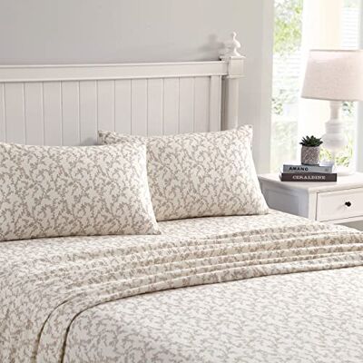 Laura Ashley Victoria Flanell-Bettwäsche-Set - Baumwolle, Weich, Atmungsaktiv Laura Ashley Victoria Flanell-Bettwäsche-Set - Baumwolle, Weich, Atmungsaktiv