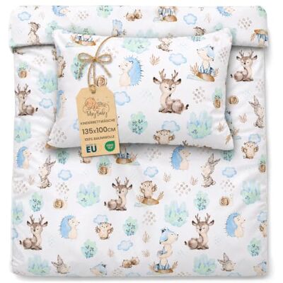 Totsy Baby Kinderbettwäsche 100x135 cm aus Baumwolle Bettbezug Kissenbezug 40x60 Wende Babybettwäsche mit Reißverschluss für Jungen und Mädchen Kleinkind Oeko-Tex zertifiziert weich Igel Totsy Baby Kinderbettwäsche 100x135 cm aus Baumwolle Bettbezug Kissenbezug 40x60 Wende Babybettwäsche mit Reißverschluss für Jungen und Mädchen Kleinkind Oeko-Tex zertifiziert weich Igel